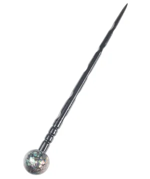 Abalone Globe Shawl Stick