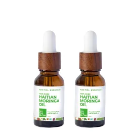 Buy Haitian Moringa Oil: Nourishing Face & Body Oil (15ml), get one FREE