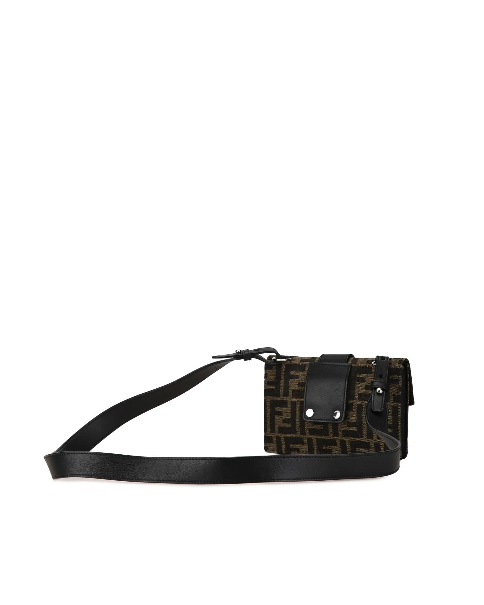 Convertible Canvas Belt Bag with Leather Strap