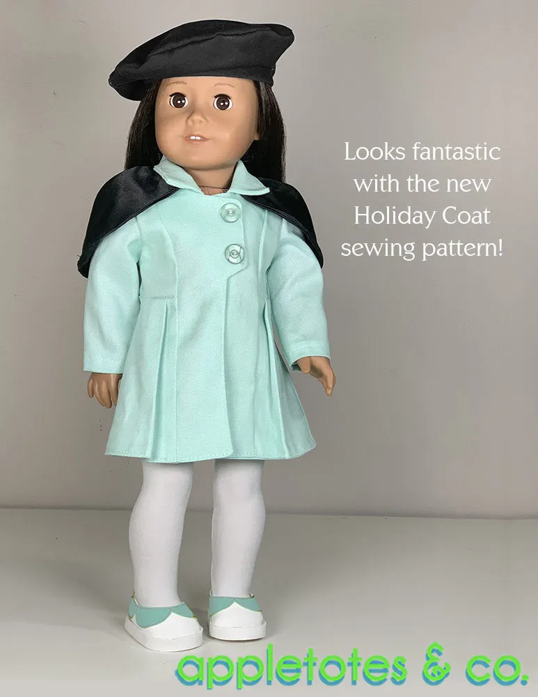 High Fashion Beret 18 Inch Doll Sewing Pattern