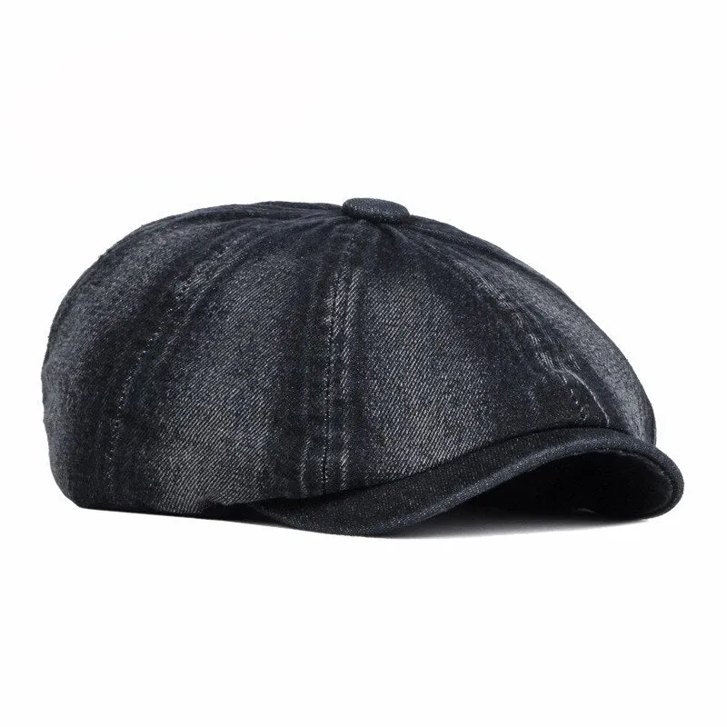 Lewis Newsboy Denim Cap