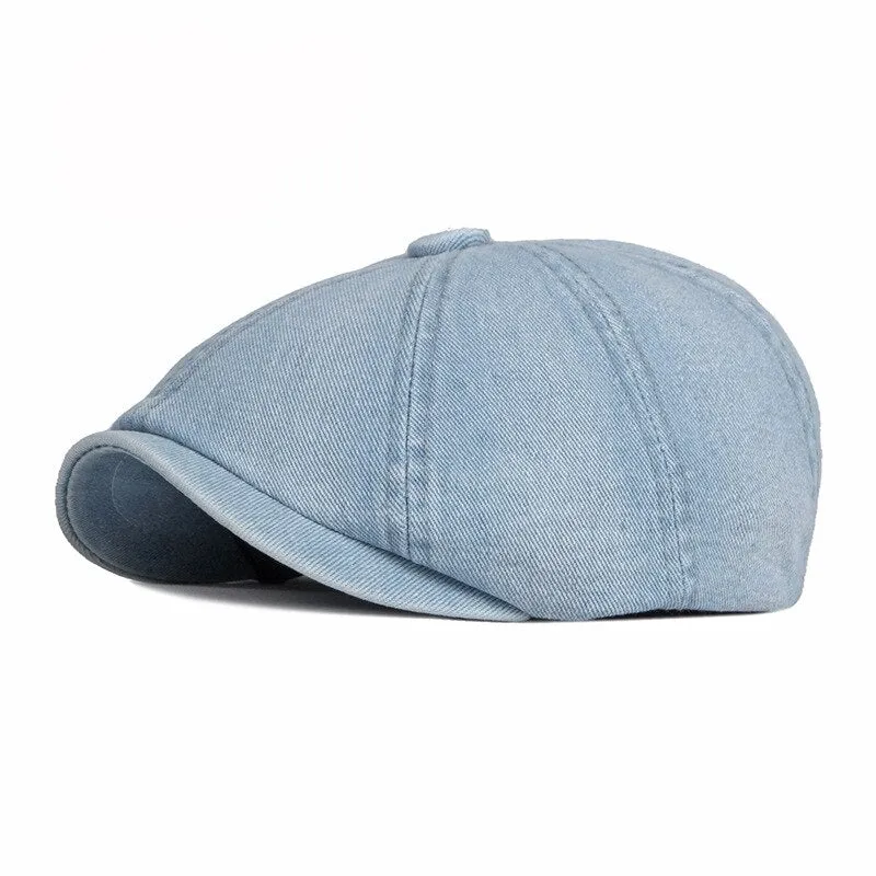 Lewis Newsboy Denim Cap