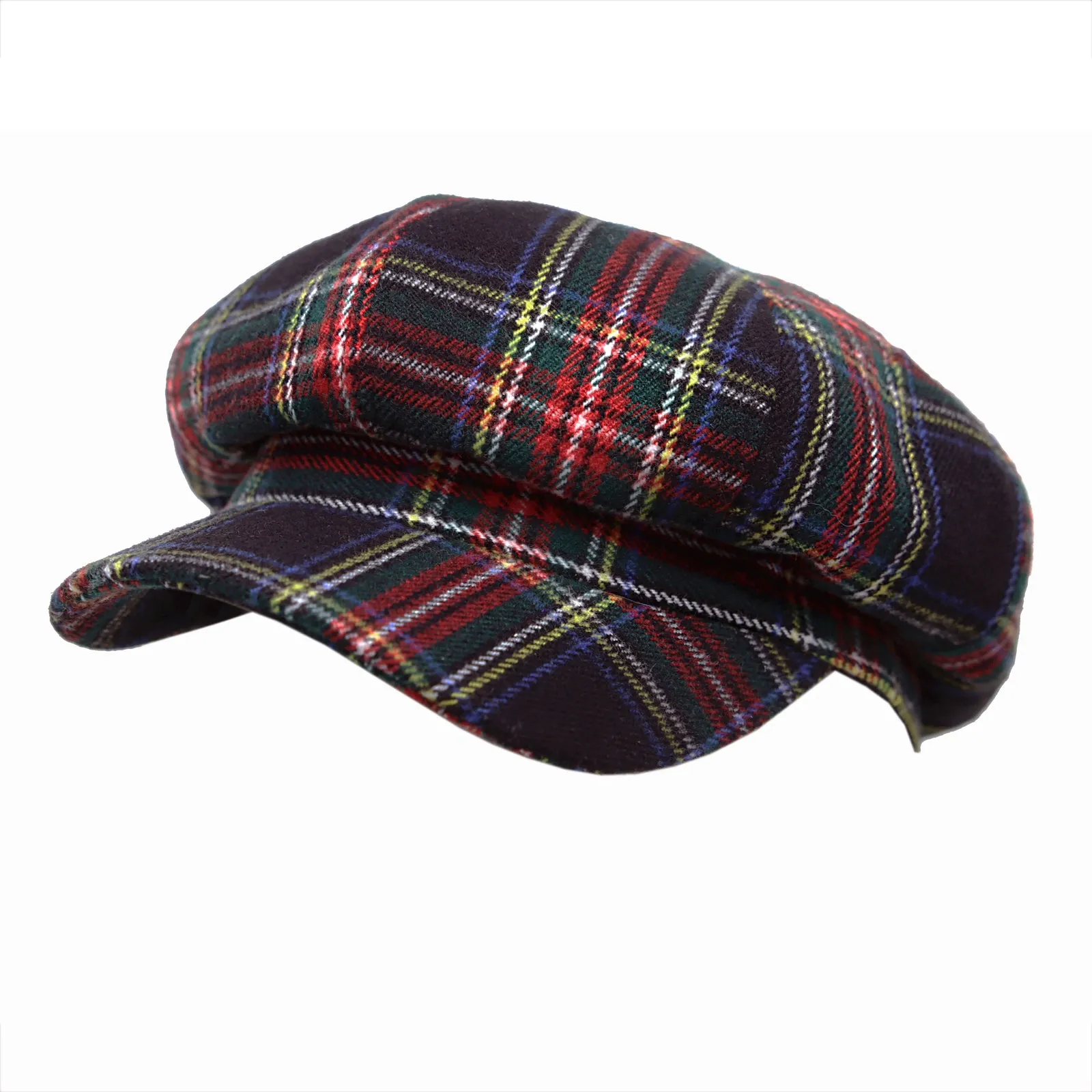 Newsboy Beret Hat Tartan Check Cool Cotton Golf Cap HM31178