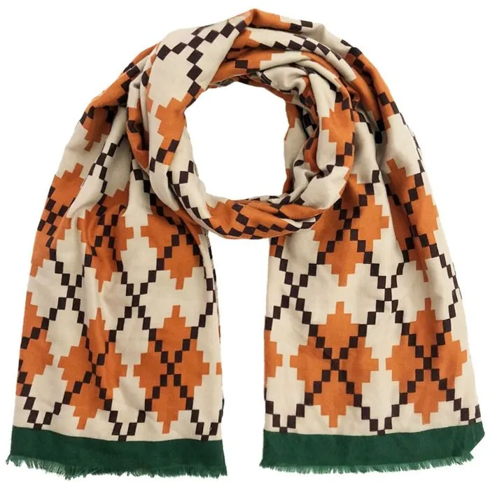 Pixel Argyle Scarf