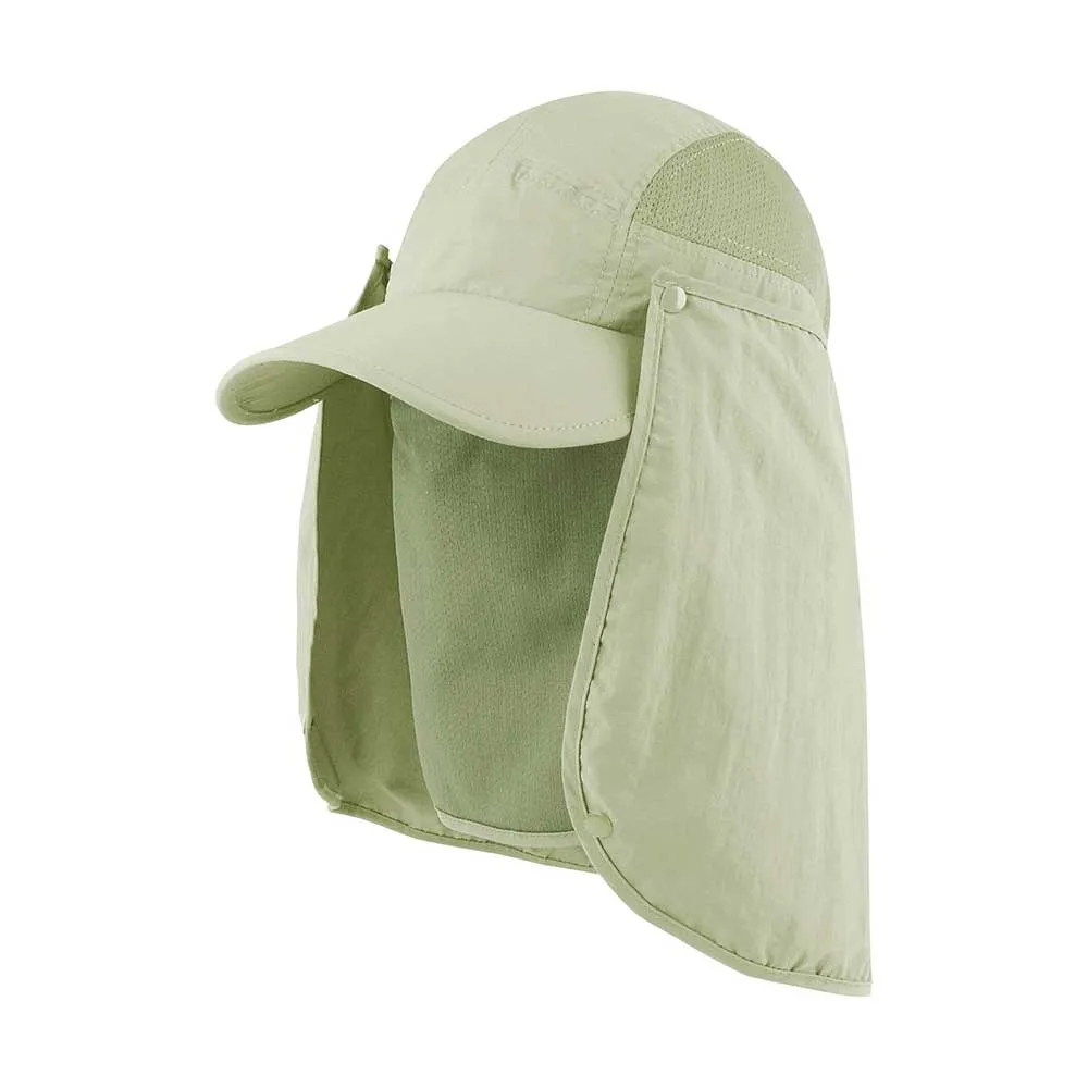 Taslon UV Cap with Removable Neck Flap