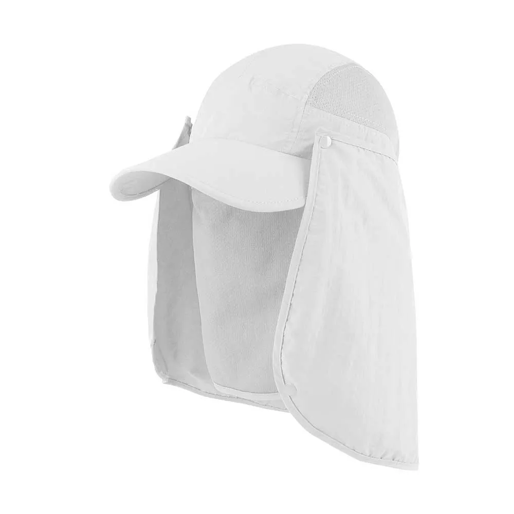 Taslon UV Cap with Removable Neck Flap