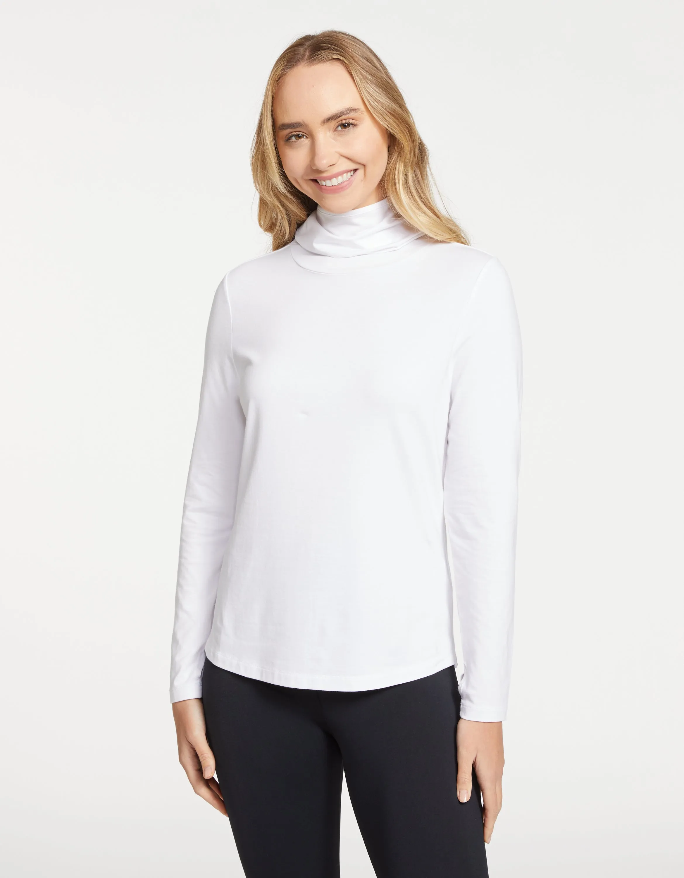 Ultimate Long Sleeve High Neck T-shirt UPF 50  Sensitive Collection