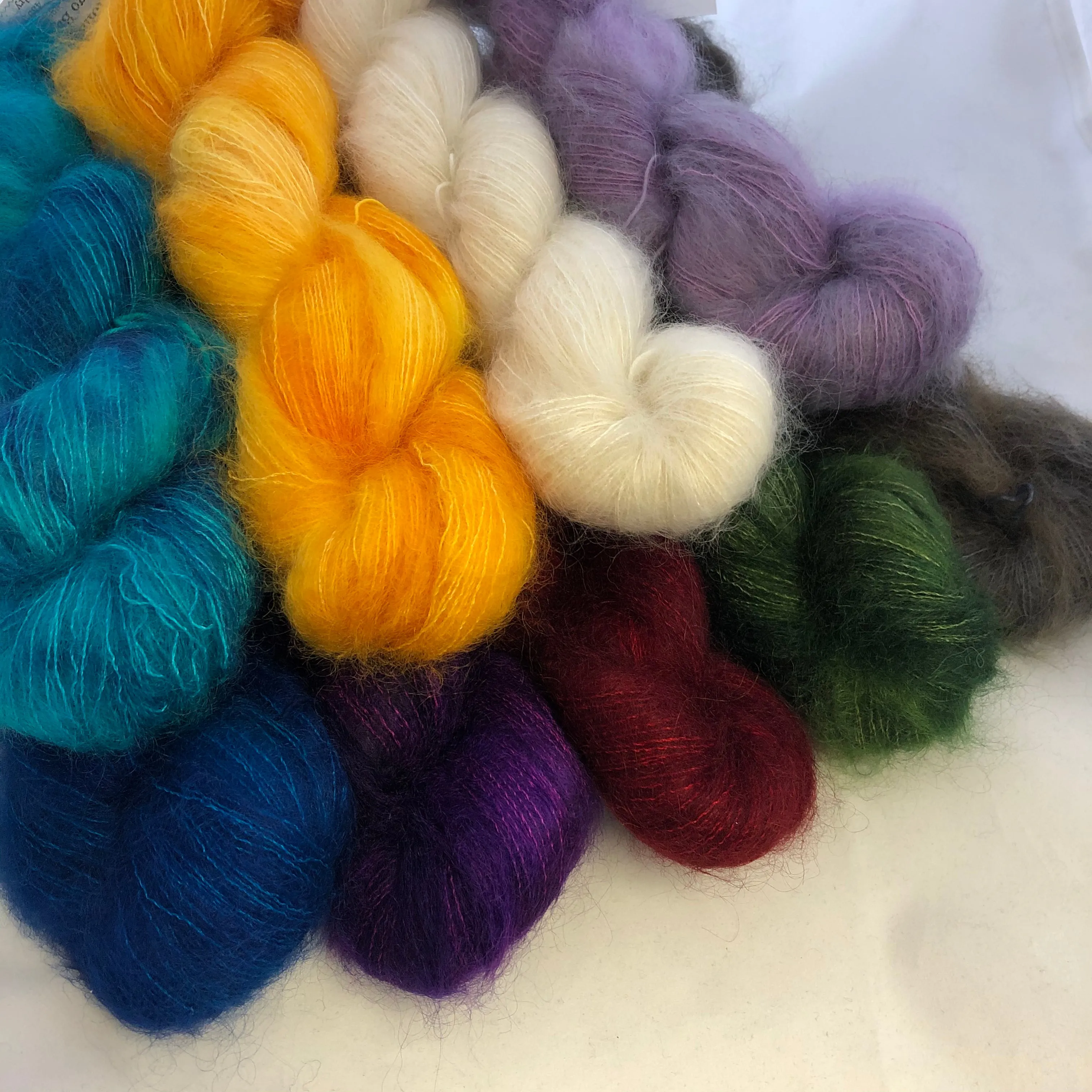 Whimsical Colors Silky Mohair