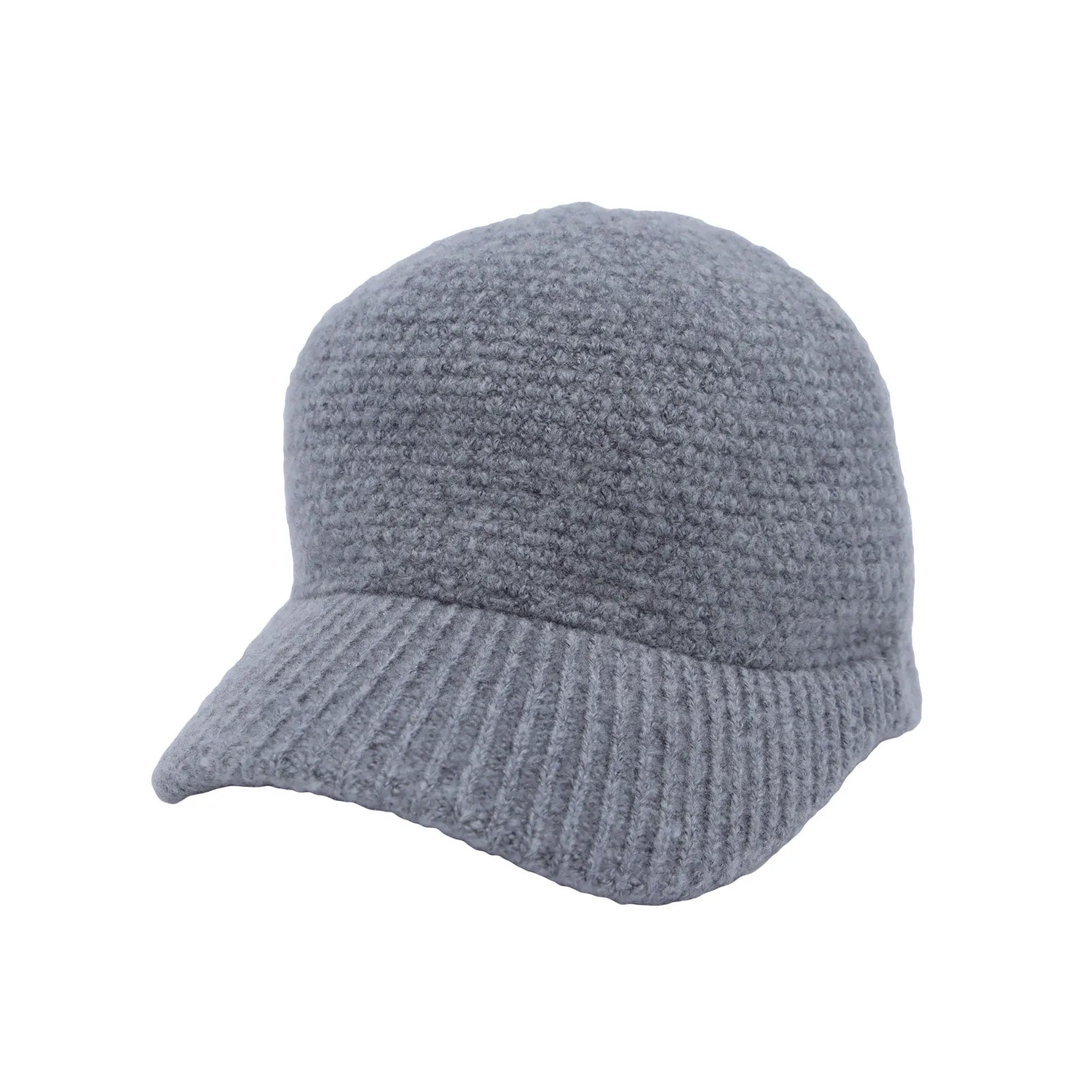 Women Winter Knit Visor Beanie Hat Watch Skull Cap ACQ1381