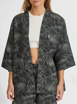 WOMEN'S LINEN KIMONO